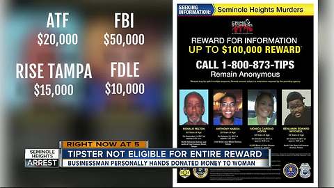 Will anyone get the Seminole Heights reward?