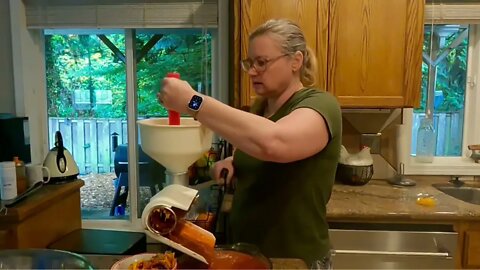 How Process by tomatoes for sauce#HomemadeSpaghettiSauce