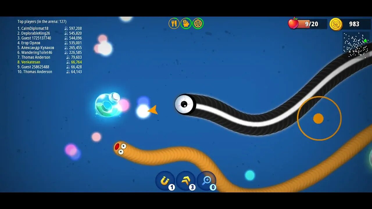 CASUAL AZUR GAMES Worms Zone io Hungry Snake 9