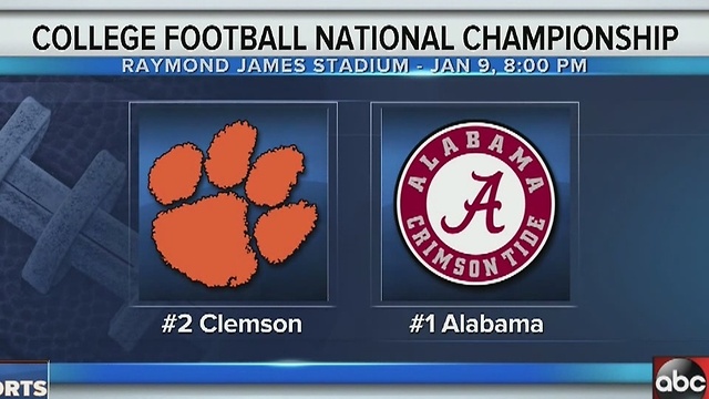 The College Football National Championship: Clemson vs. Alabama