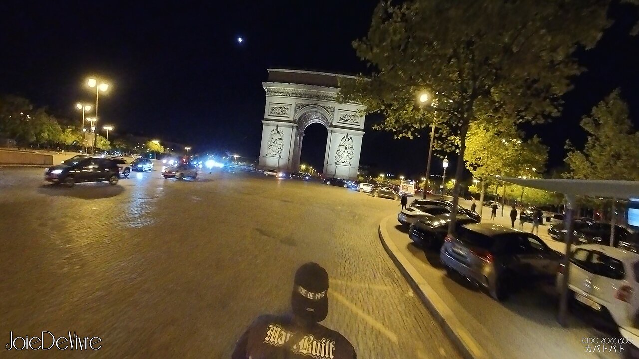 🛴💨💯🤙Electric Scooter World🌎Tour: Paris France ... City of Light Midnight Ride🇫🇷