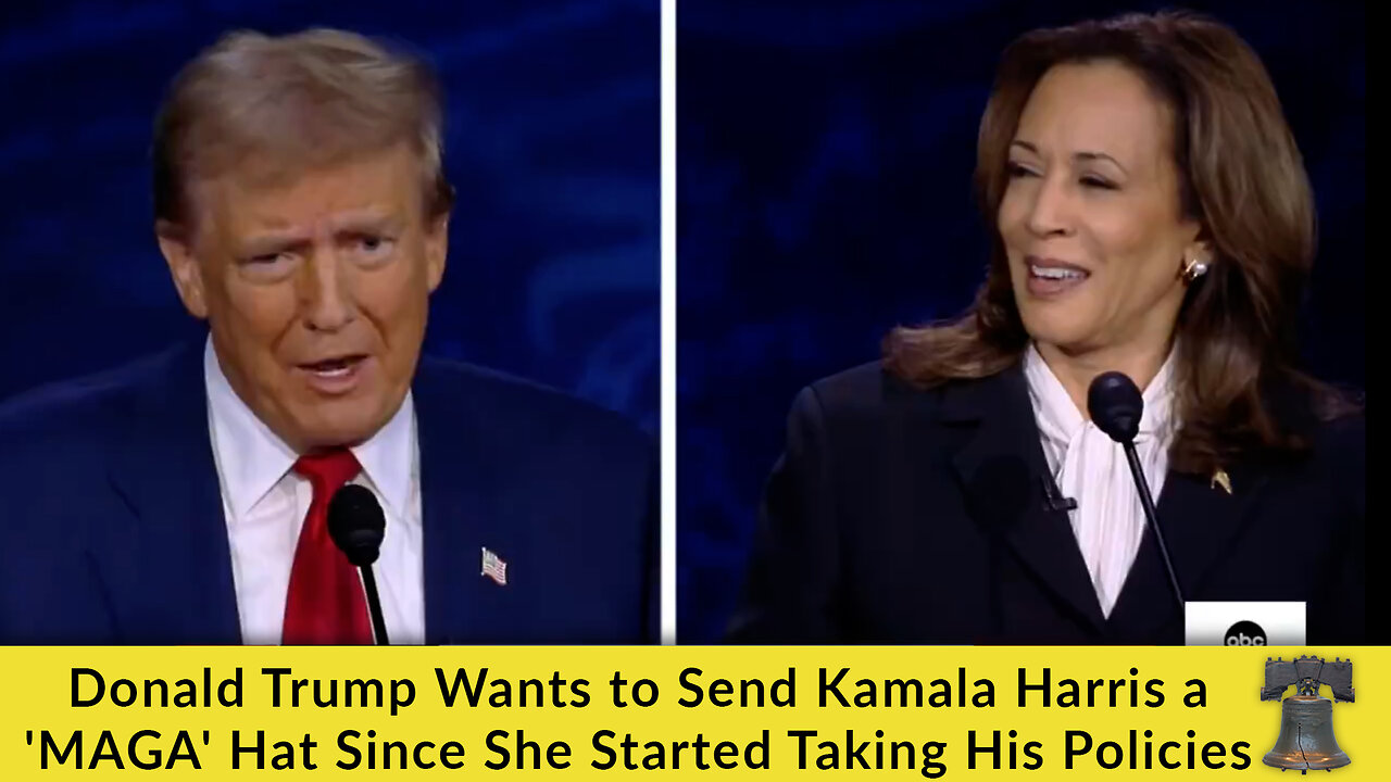 Donald Trump Wants to Send Kamala Harris a 'MAGA' Hat Since She Started Taking His Policies