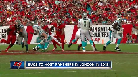 Tampa Bay Buccaneers to play Carolina Panthers in London in 2019