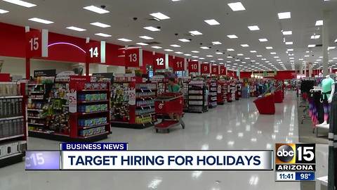 Target hiring 120,000 for holidays