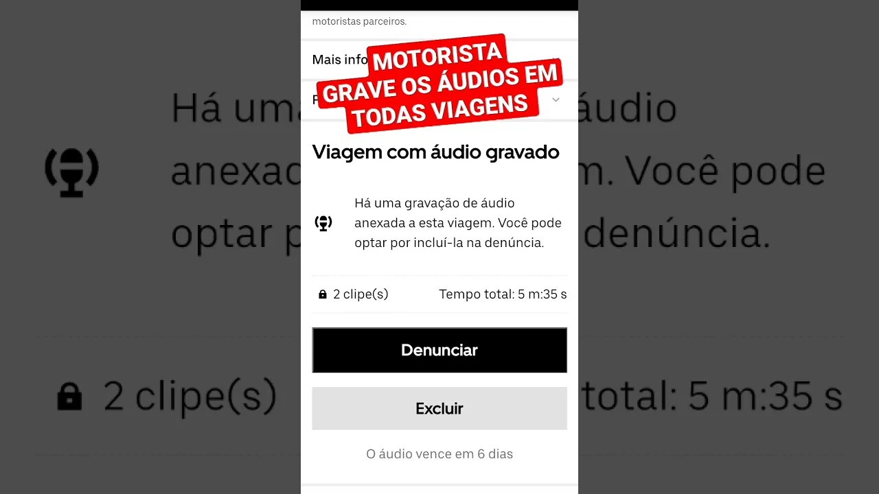 MOTORISTA GRAVE TODAS AS VIAGENS