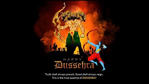 Happy Dussehra.