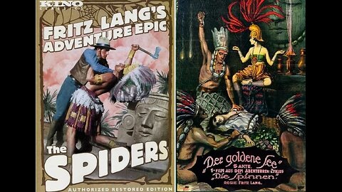 THE SPIDERS (DIE SPINNEN, 1919-1920) 2 of 4 Parts. Tinted