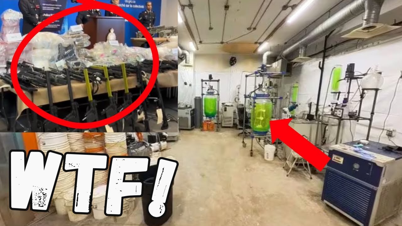 RCMP Raids Drug SUPERLAB! Largest Canadian Drug Bust EVER!