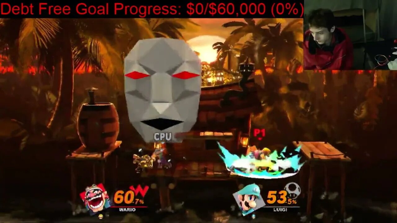 Wario VS Luigi On The Hardest Difficulty In A Super Smash Bros Ultimate Match With Live Commentary