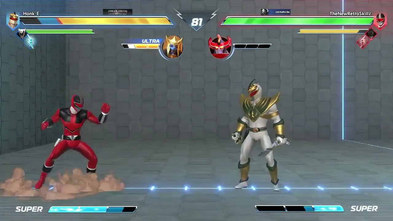 HONK-E LOST. he just gave up power rangers battle for the grid honk e