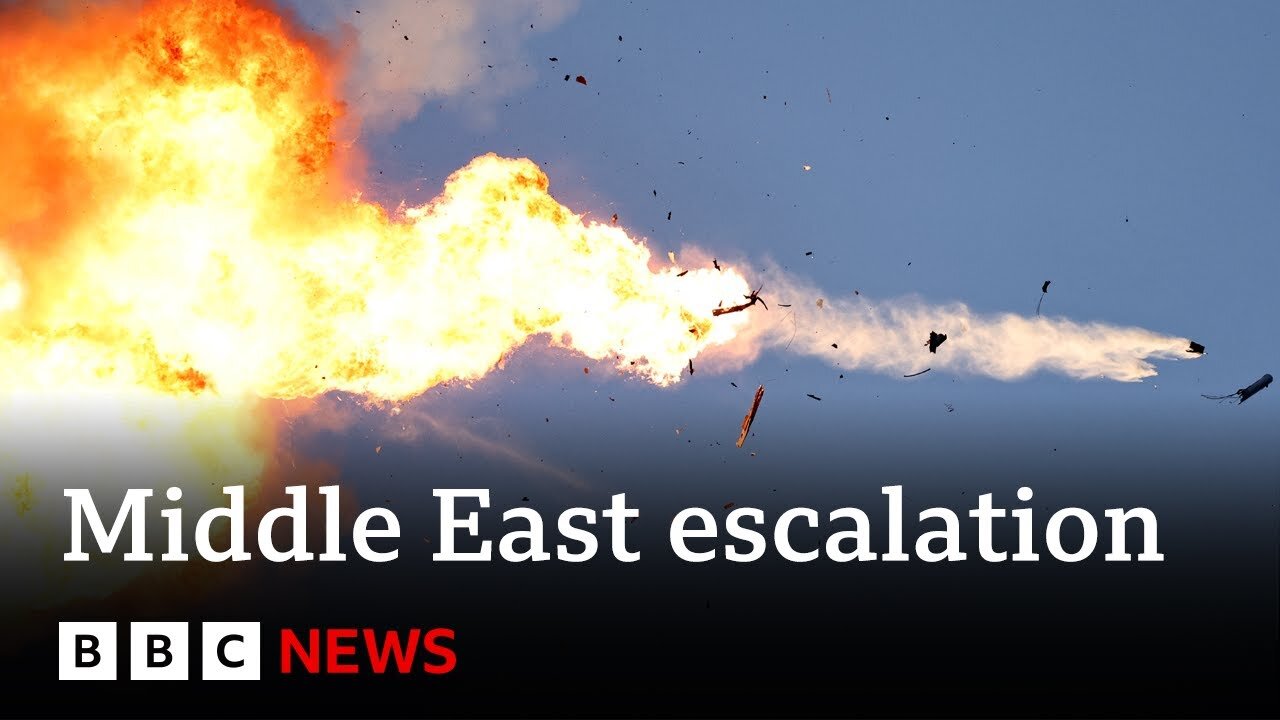 Israel launches strikes in Lebanon and Hezbollah fires hundreds of rockets | BBC News