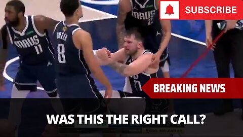Here Is The Play Luka Fouled Out On