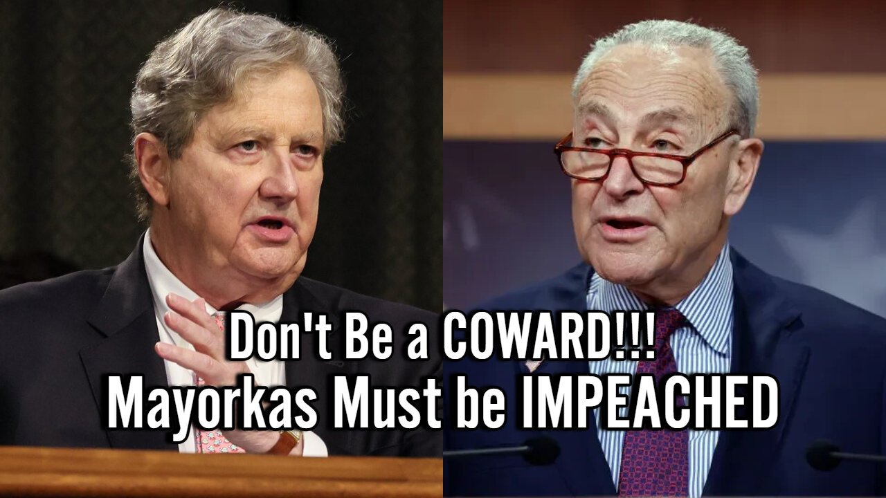 Senator Kennedy CLASHES with Chuck Schumer Over Mayorkas IMPEACHMENT