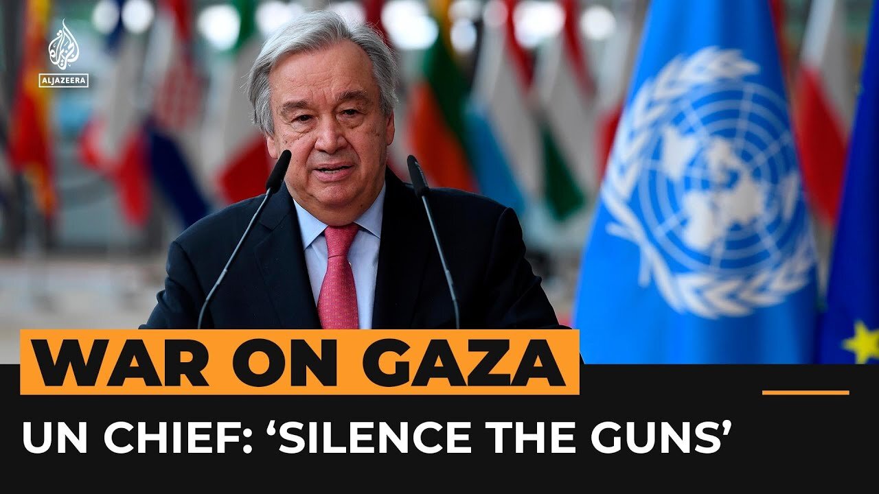 'Silence the guns,' says UN Chief in speech marking 6 months of war on Gaza | Al Jazeera Newsfeed