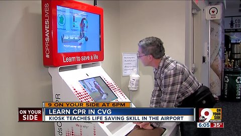 Going to be at the airport? Here's your chance to learn CPR