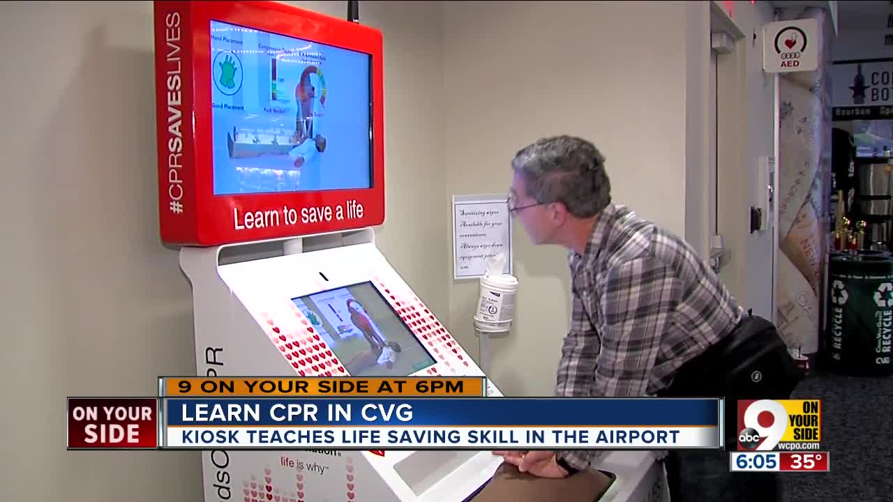 Going to be at the airport? Here's your chance to learn CPR