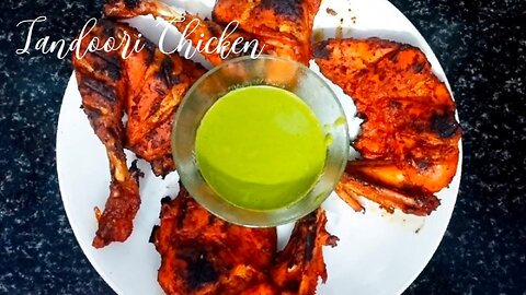 HOW TO MAKE TANDOORI CHICKEN IN HINDI | HOMEMADE TANDOORI CHICKEN RECIPE | FOOD COURT