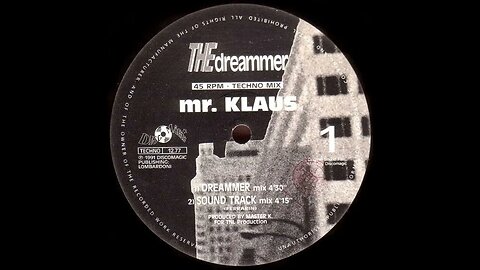 Mr Klaus - The Dreammer (Sound Track Mix)