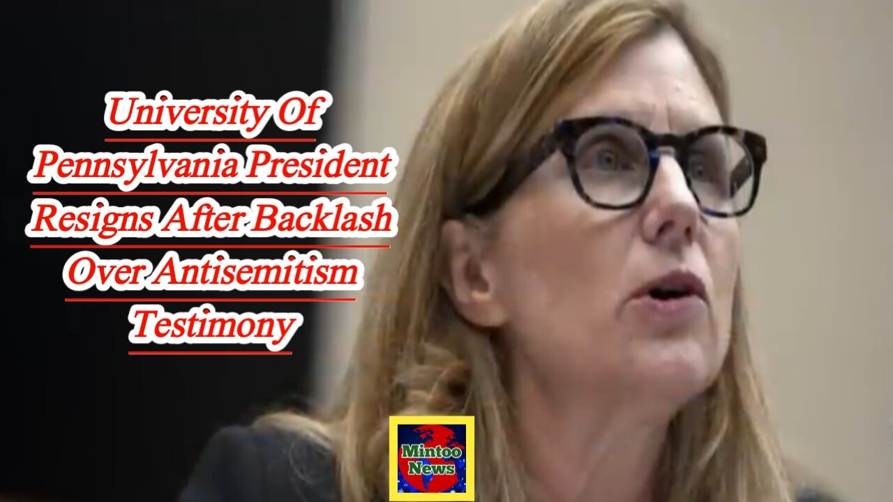 University of Pennsylvania president resigns after backlash over antisemitism testimony