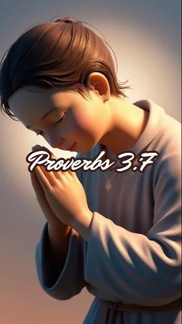 Proverbs 3:7 - Do not be wise in your own eyes; fear the Lord and shun evil.