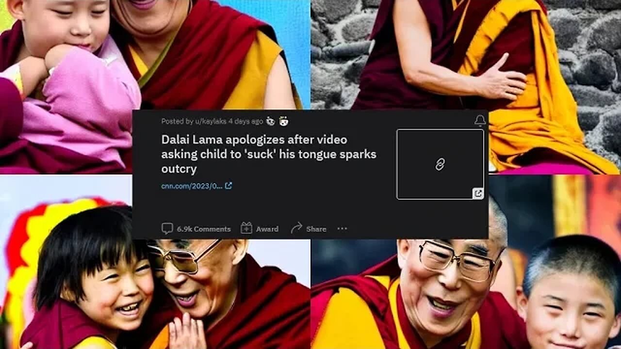 Dalai Lama's Controversial Tongue-Sucking Request: A Reddit Discussion