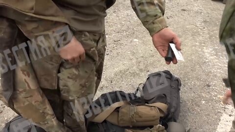 The surrender of militants of the Azov national battalion and Ukrainian soldiers blocked at Azovstal in Mariupol