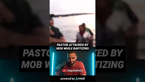 Pastor MOBBED while baptizing 😳 #jesus #bible #christianity #god #holyspirit