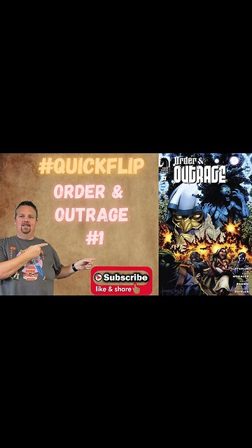 Order & Outrage #1 Dark Horse Comics #QuickFlip Comic Book Review Jim Starlin,Rags Morales #shorts