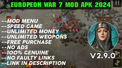 EUROPEON WAR 7 MOD APK DOWNLOAD| LATEST MOD APK 2024