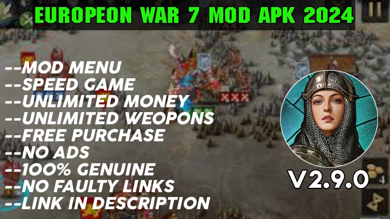 EUROPEON WAR 7 MOD APK DOWNLOAD| LATEST MOD APK 2024