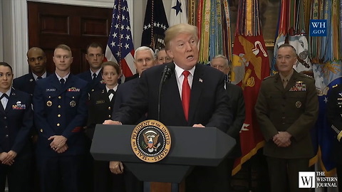 'We Need Our Military': Trump Signs New Budget Into Law