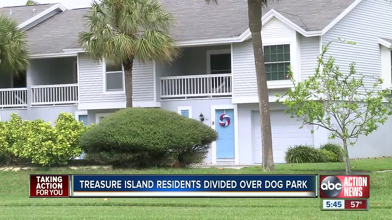 Treasure Island residents divided over a proposed dog park