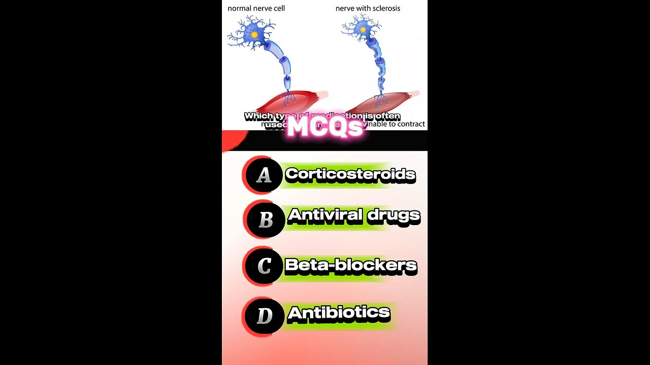 Multiple sclerosis disease mcqs #medicalproblems #neuron 🧠