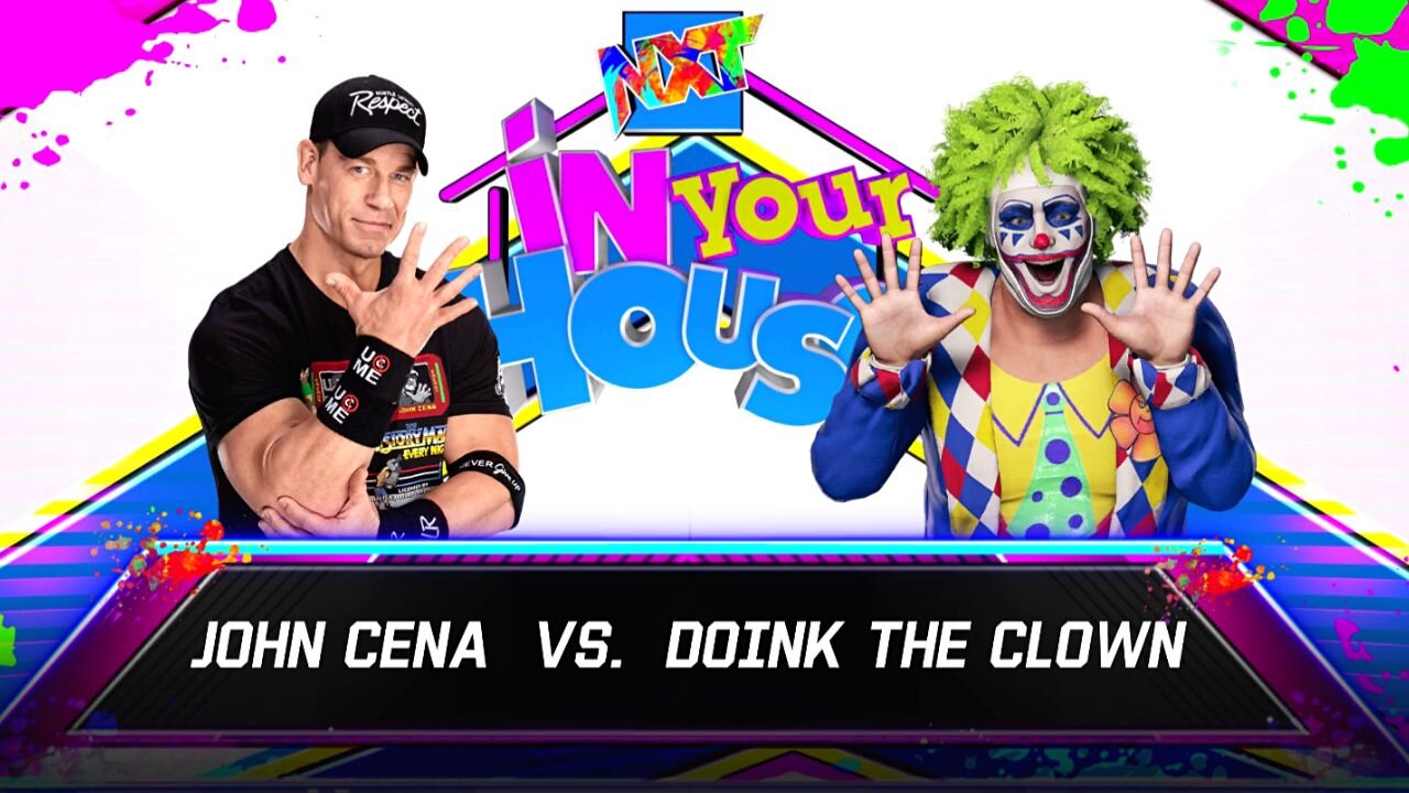 WWE 2K23 JOHN CENA VS DOINK THE CLOWN FULL MATCH | WWE 2K23 | REAL HAIDER GAMING