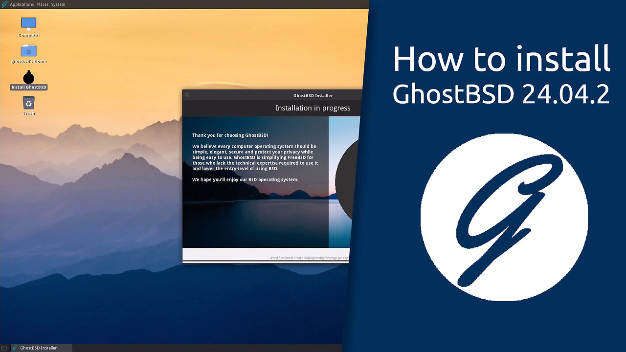 How to install GhostBSD 24.04.2