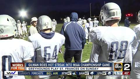 Storylines aplenty as Gilman plays St. Frances for MIAA Championship