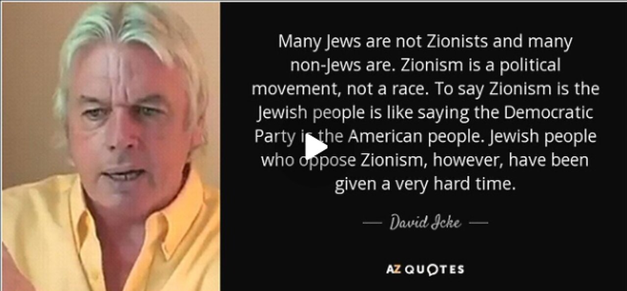 This video demonstrates the physical manifestation of the difference between Jews & Zionists