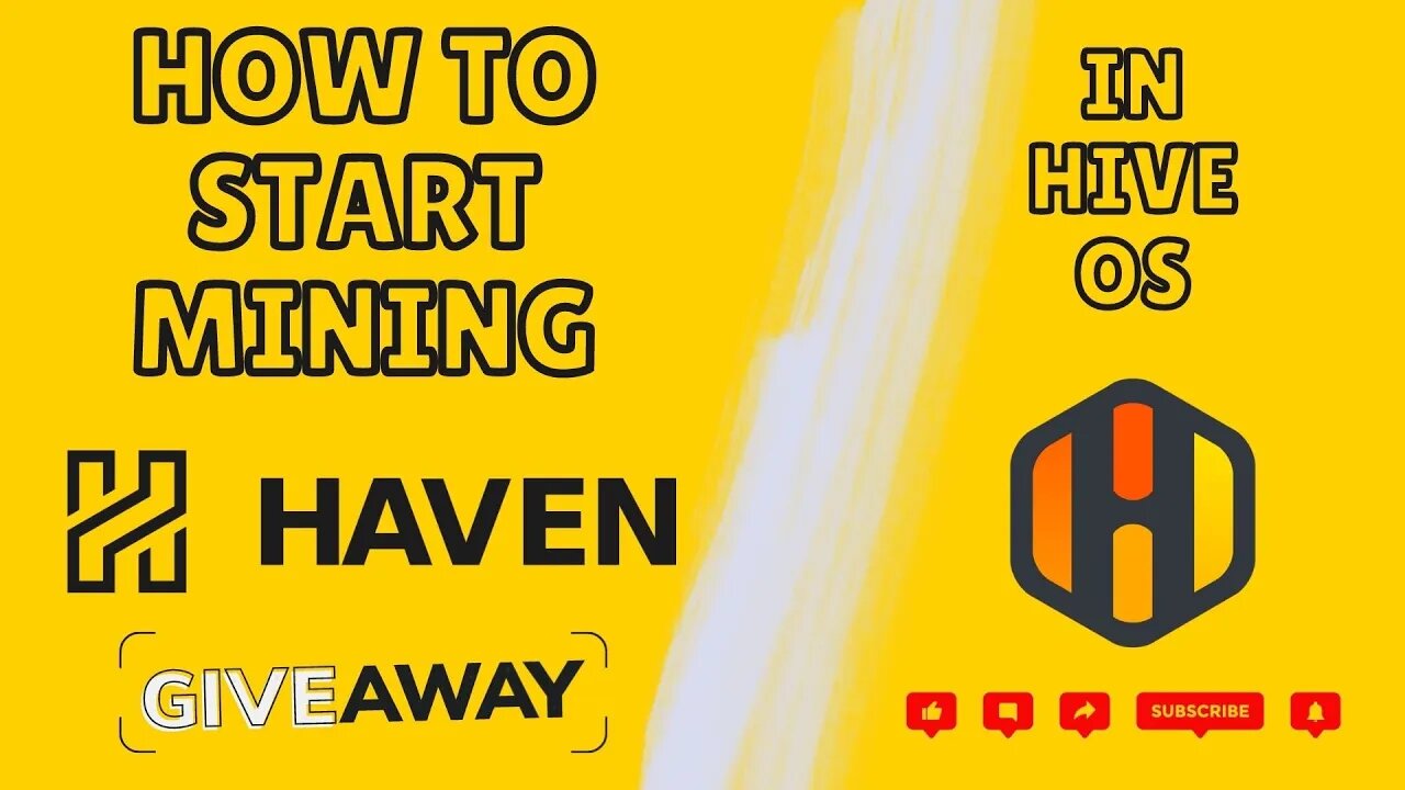 [GIVEAWAY VIDEO] - How to start mining HAVEN Protocol in HIVEOS #crypto #mining