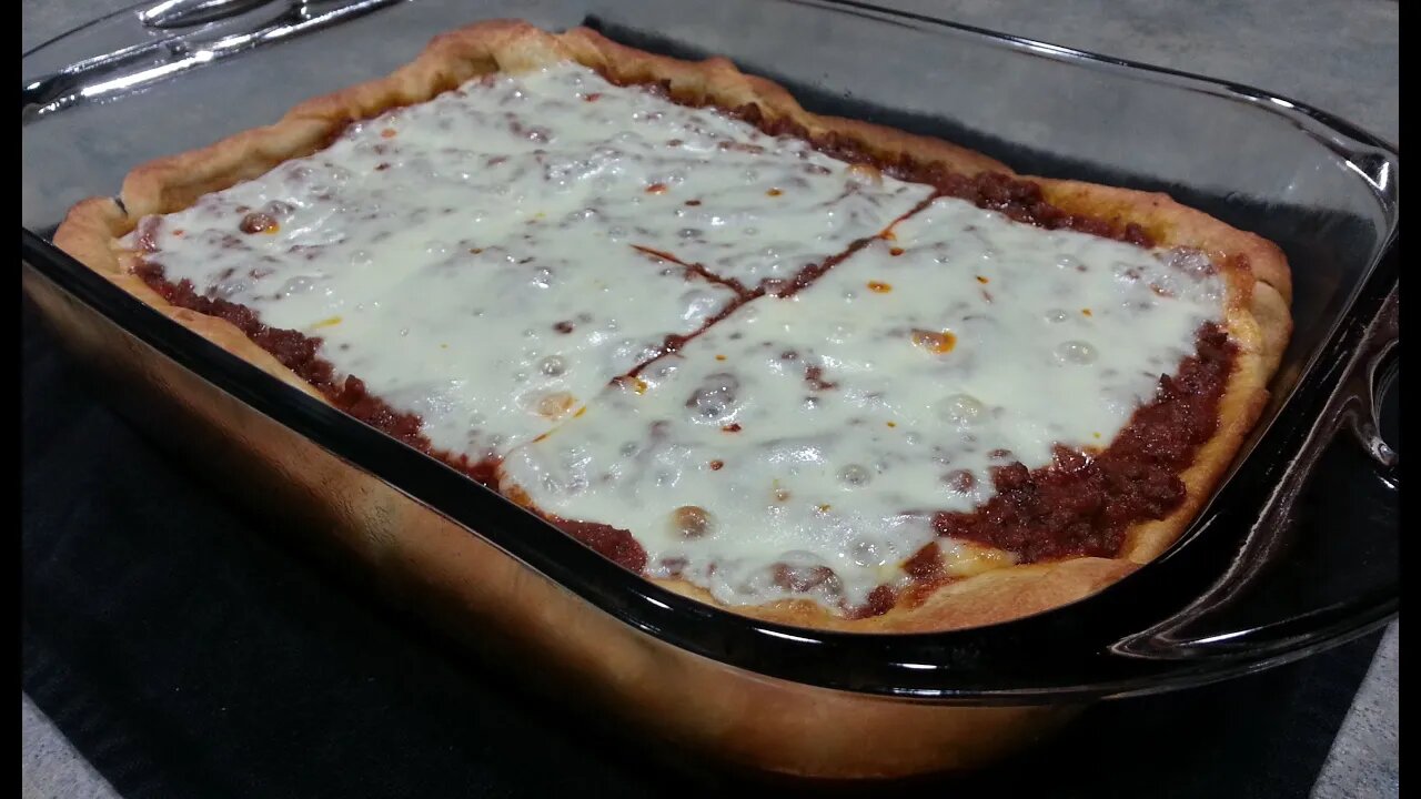 Deep Dish Pizza Casserole