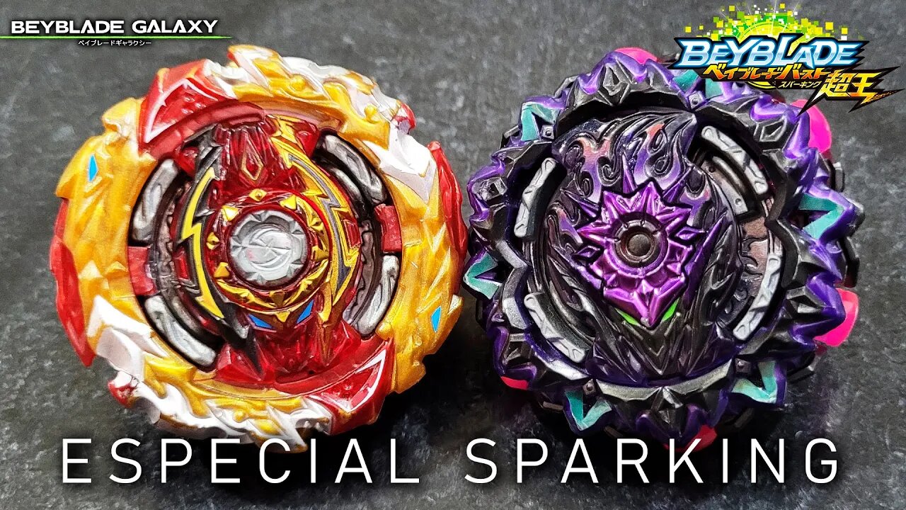 WORLD SPRIGGAN .U' 2B vs VARIANT LUCIFER .Mb 2D (Especial Sparking) - Beyblade Burst ベイブレードバースト