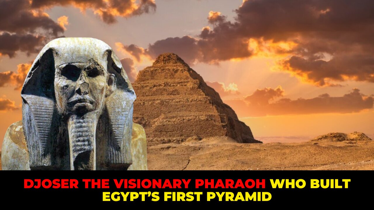 Ancient Egypt's FIRST Pyramid Builder - Who Was King Djoser?