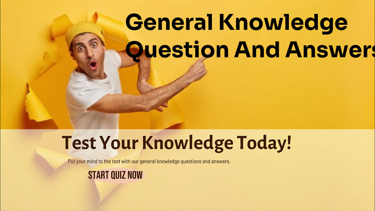 Test You General knowledge | Do You Answer | These Question||