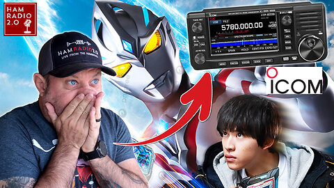 ICOM Ham Radio in Ultraman Arc - LOOK!