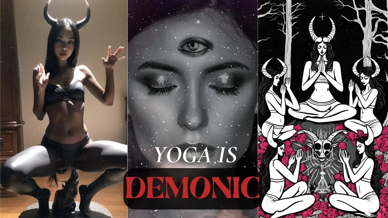 YOGA IS SATANIC 😈 #ai #yoga #satan