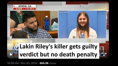 Lakin Riley killer found guilty, but death sentence off Soros DA table