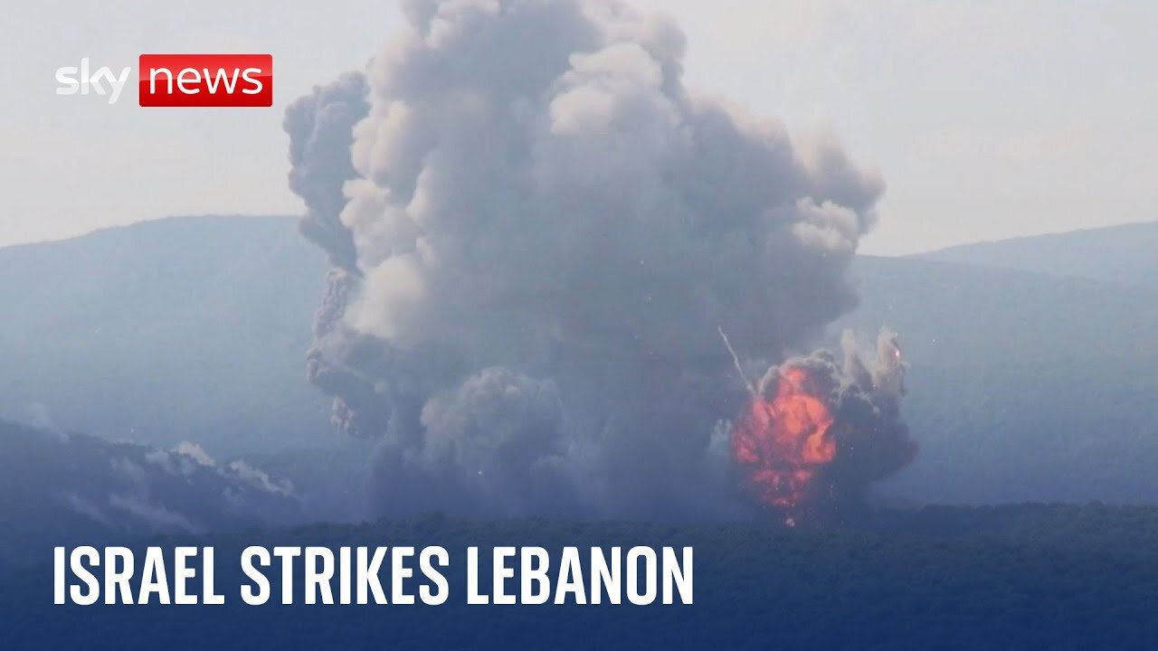 Middle East: IDF calls airstrikes inside Lebanon an 'act of self-defence' - as Hezbollah fires back