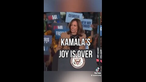 Kabala Harris joyful smile has faded and it has now switched to “hate”
