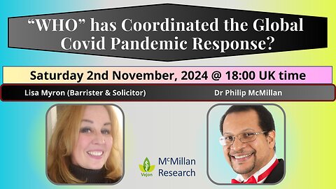 WHO is Behind the Global Covid Pandemic Response?