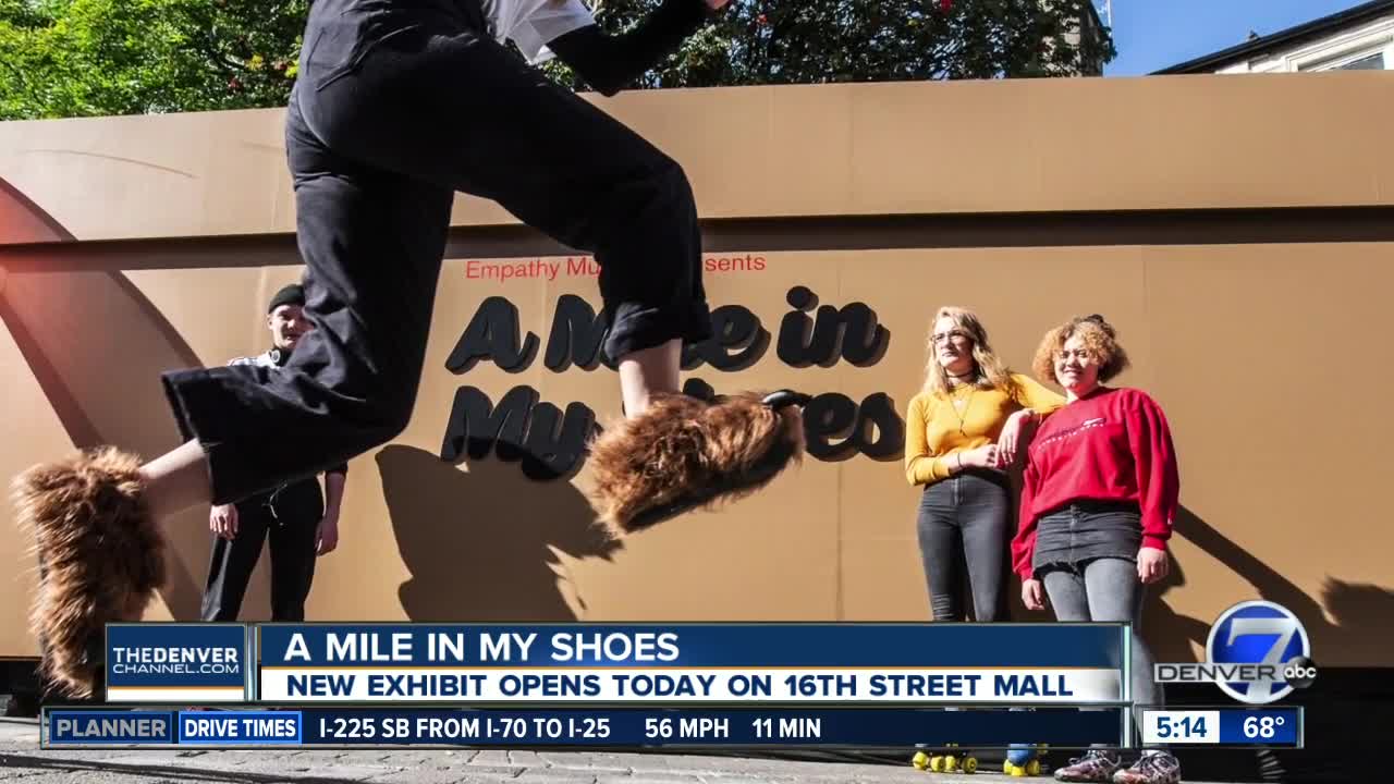 New exhibit lets you walk a mile in someone else's shoes
