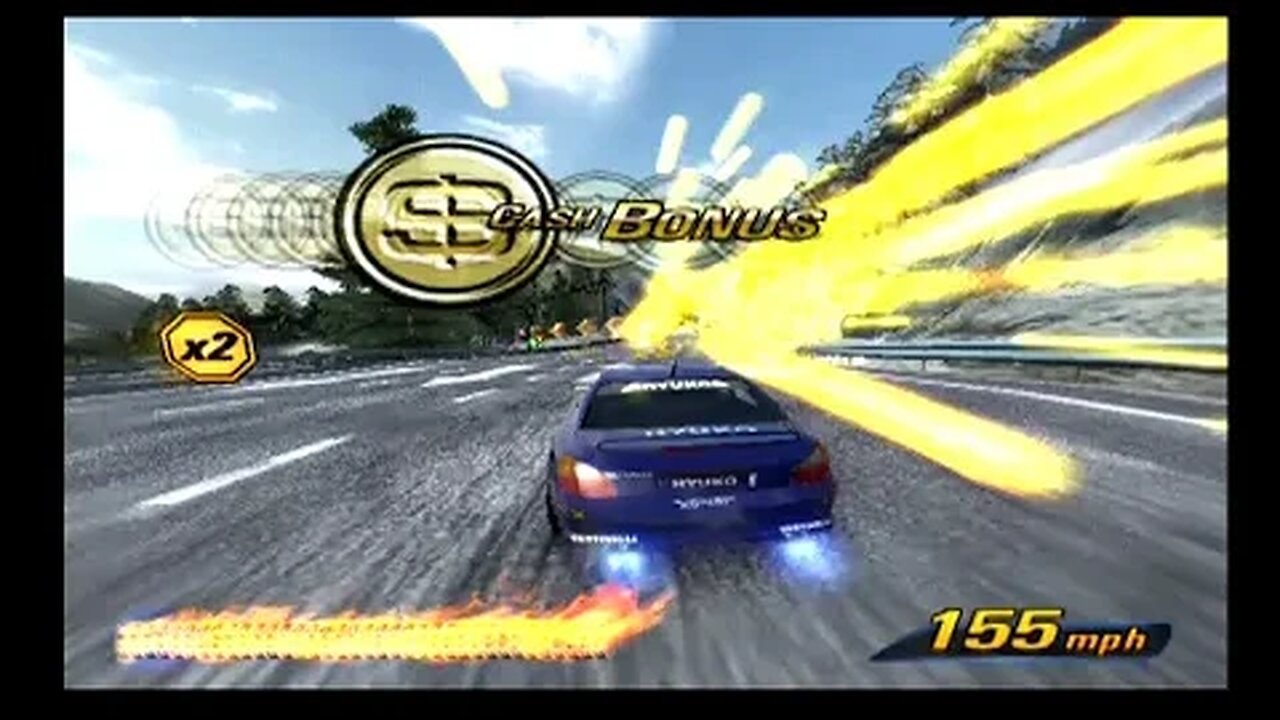 Burnout 3: Takedown Walkthrough! Crash Mode Part or Level 34! Chilly Crash!